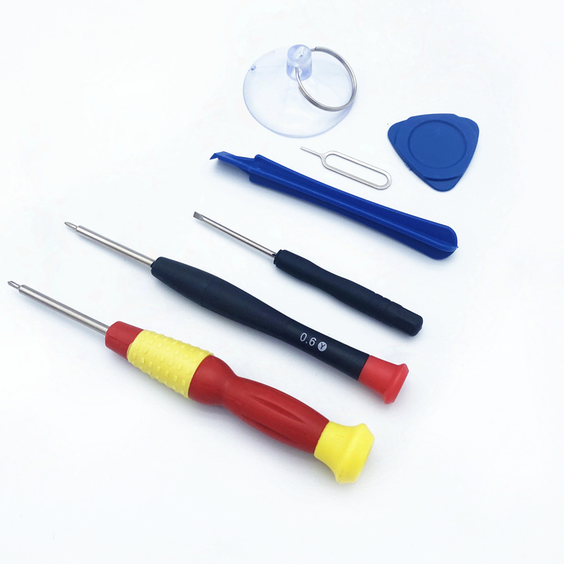 Mobile phone disassembly screwdriver set, screen repair and battery removal tools 5-piece set, 10-piece set, Apple delivery package Specification drawing