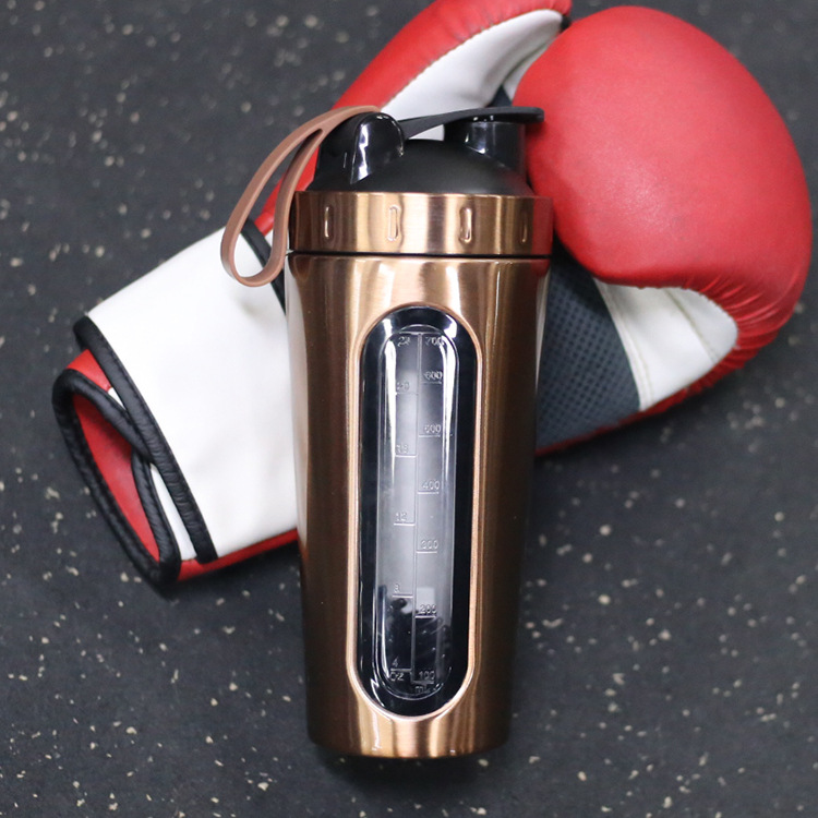 Cross-border 304 stainless steel shaker cup, multi-functional insulated cup, stirring milkshake cup, outdoor fitness sports shaker cup Specification drawing