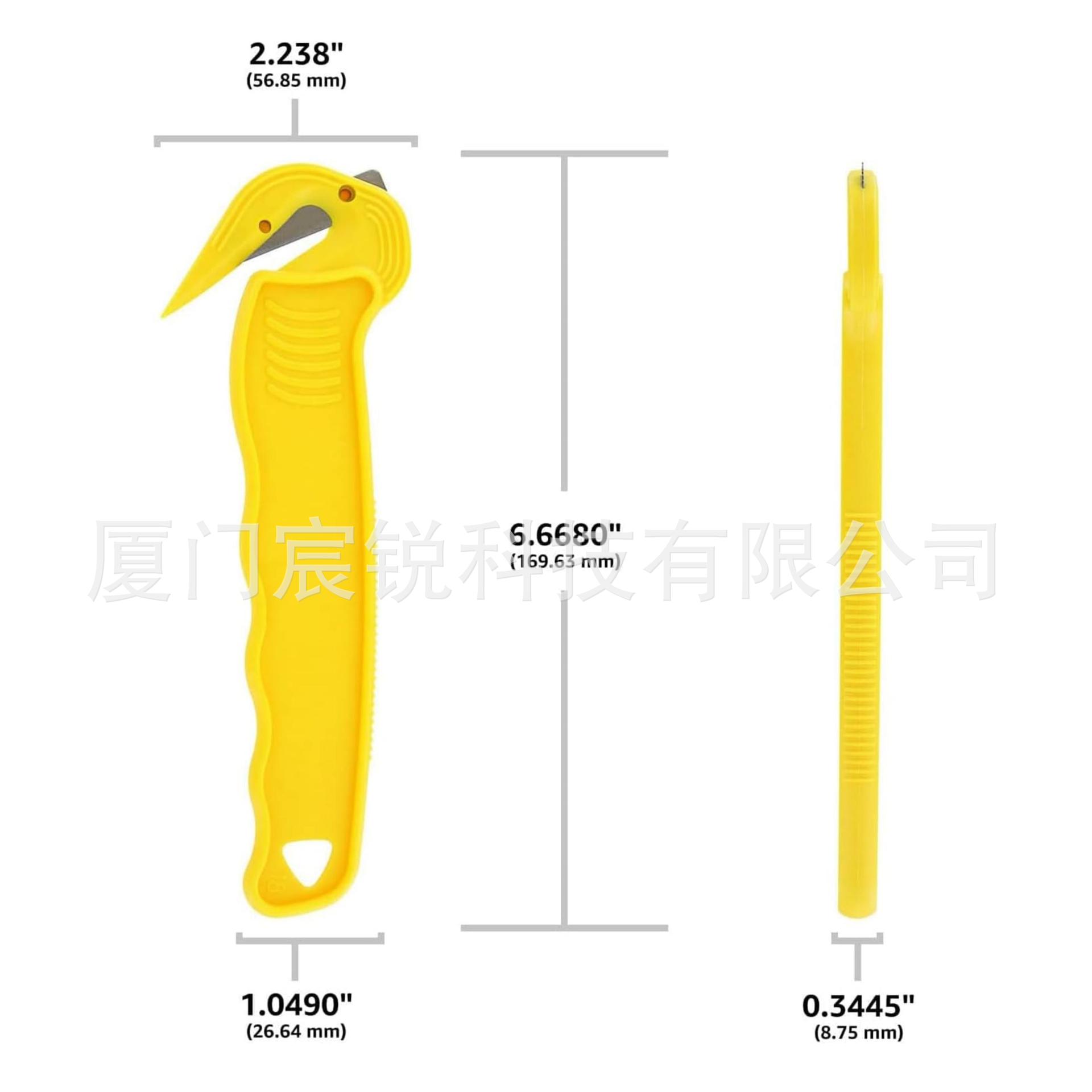 Portable safety knife, anti-cutting and opening knife for express packages, utility knife, industrial packing strap, winding strap, cutting and box opening knife Application Scenario