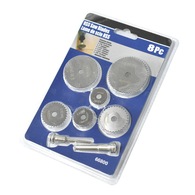 High-speed steel small saw blade, electric friction machine accessories, acrylic plastic woodworking cutting blade set, electric drill, mini circular saw blade Item Picture
