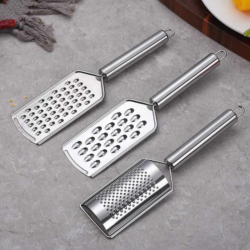 Stainless steel multi-functional lemon slicer, grater, kitchen cheese, cheese, radish and potato shreds grater details Picture