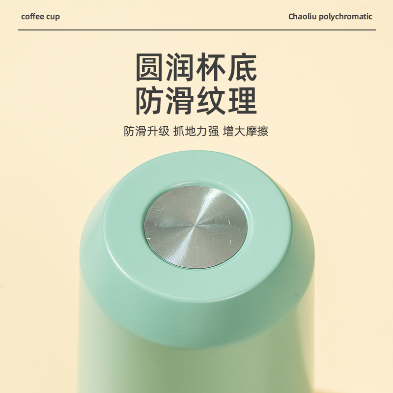 Customized cross-border high-appearation-level double-layer vacuum coffee cups, creative car water cups, portable stainless steel insulated cups for girls Application Scenario