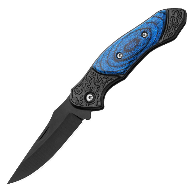 New portable outdoor folding knife, portable self-defense camping mini household stainless steel fruit knife, letter opening folding knife undefined