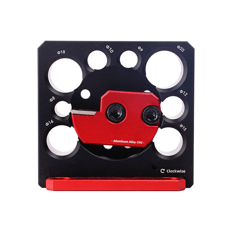 The auxiliary tool for the round bar of the bull drill, the round wood bar, the solid wood round bar, the aluminum alloy tool, and the replaceable blade Item Picture