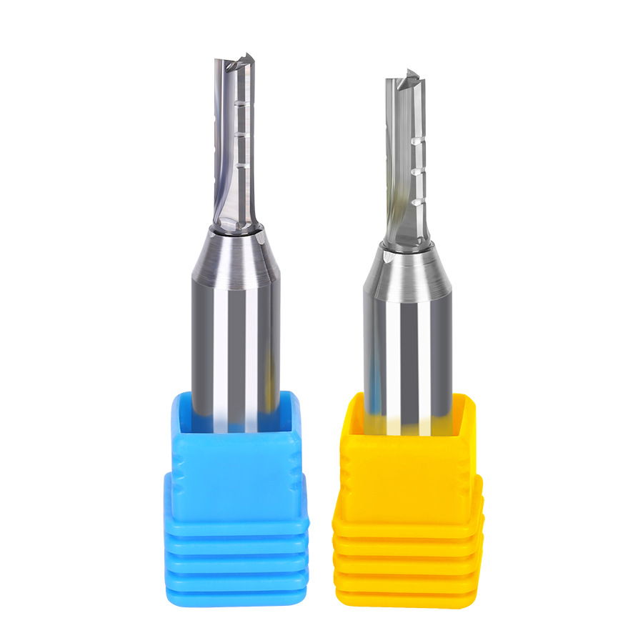 TCT three-edge panel cutting tool, density board, multi-layer board, woodworking alloy milling cutter, CNC engraving machine tool, slotting and drilling Item Picture