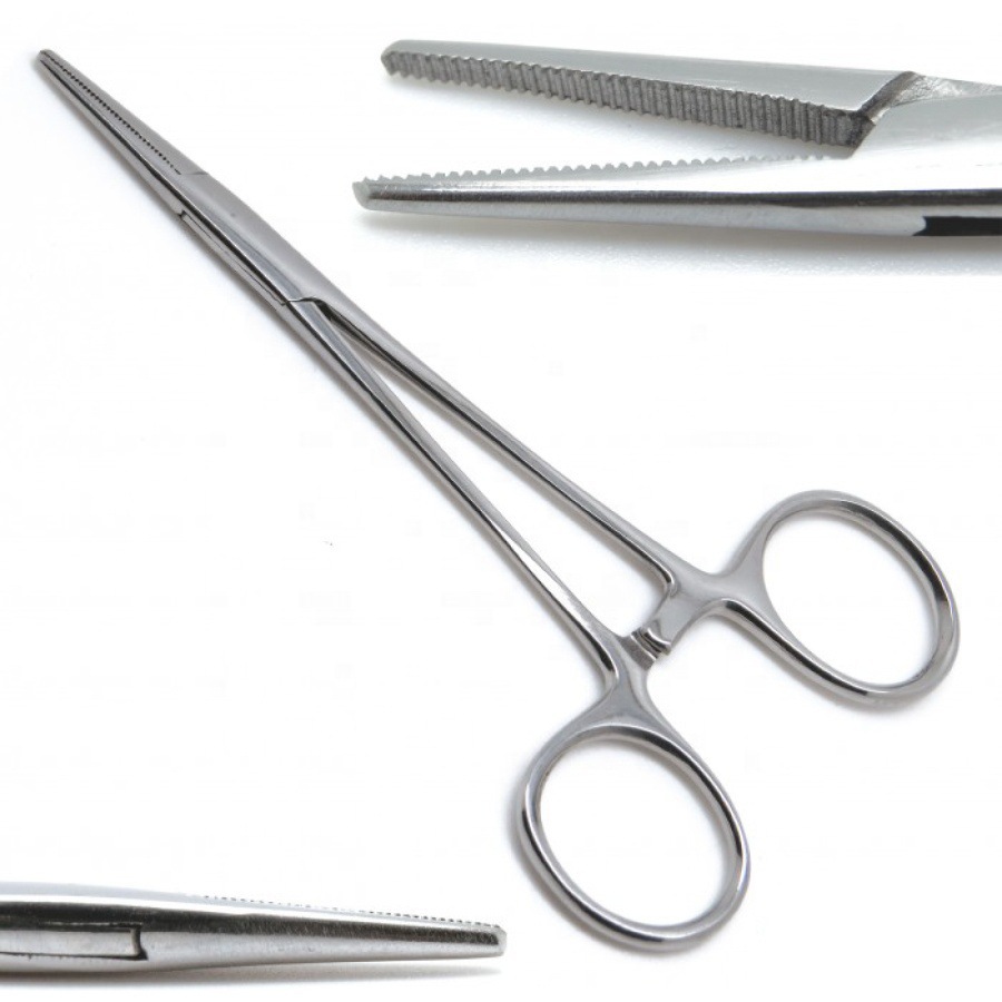 In stock: Stainless steel bright bright hair-pulling forceps, hemostatic forceps, cupping forceps, 12.5 cm mosquito forceps, hook forceps, gauze full figure