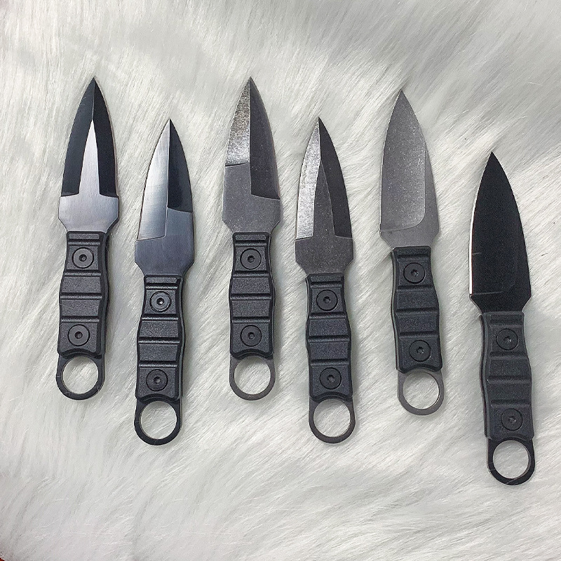 1 piece free shipping, large stock of cross-border new outdoor knives, factory direct sales, hand-handled meat knives, small straight knives details Picture