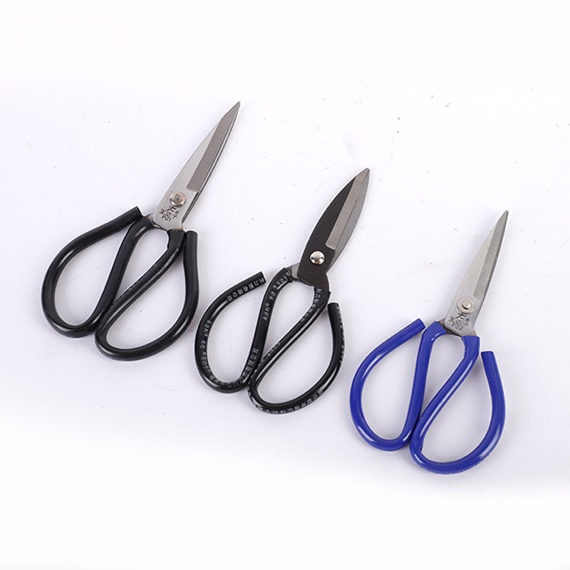 Household scissors, Long Feng stainless steel large scissors, tailor scissors, kitchen scissors, office small scissors, stainless steel large scissors Specification drawing