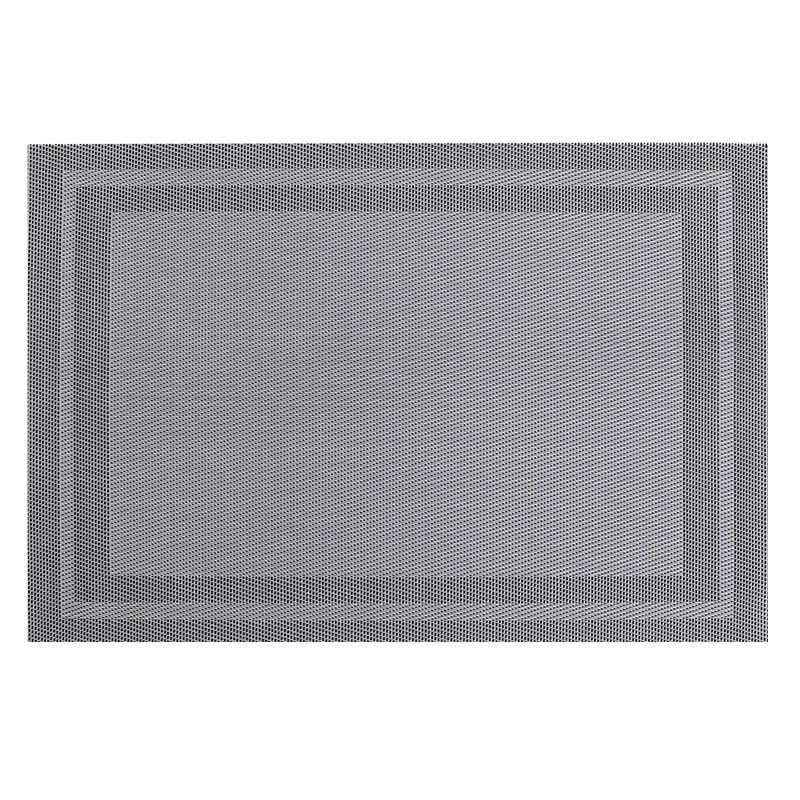 Eco-friendly PVC placemats, diagonal single and double frame Western placemats, European light luxury heat insulation MATS, table MATS and bowl MATS, quick-drying and easy to wash Item Picture