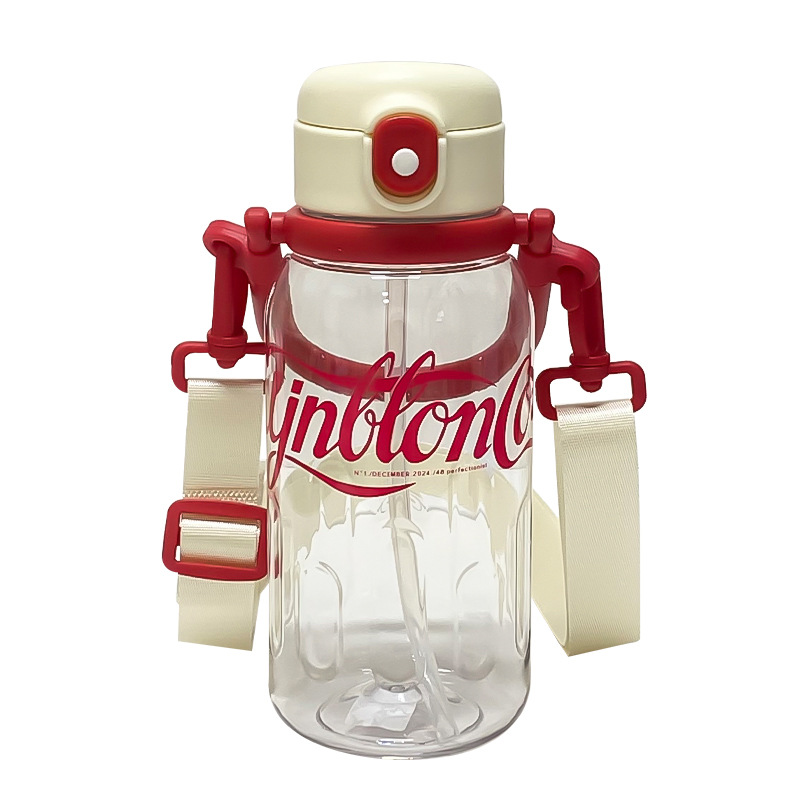 2025 New summer water cup, large-capacity sports water bottle, portable straw cup, girls' straw cup, outdoor cup Item Picture