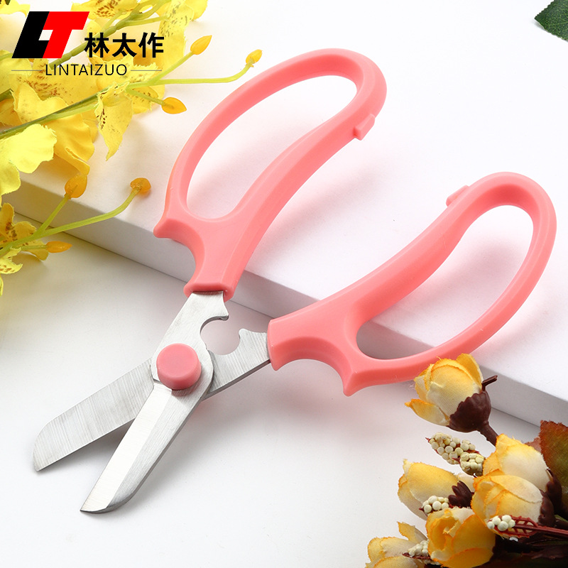 Gardening and floral art scissors, flower trimming scissors, fresh flower arrangement scissors, household scissors for flowers and plants, flower branches, special tools for flower shops, flower arrangement scissors details Picture