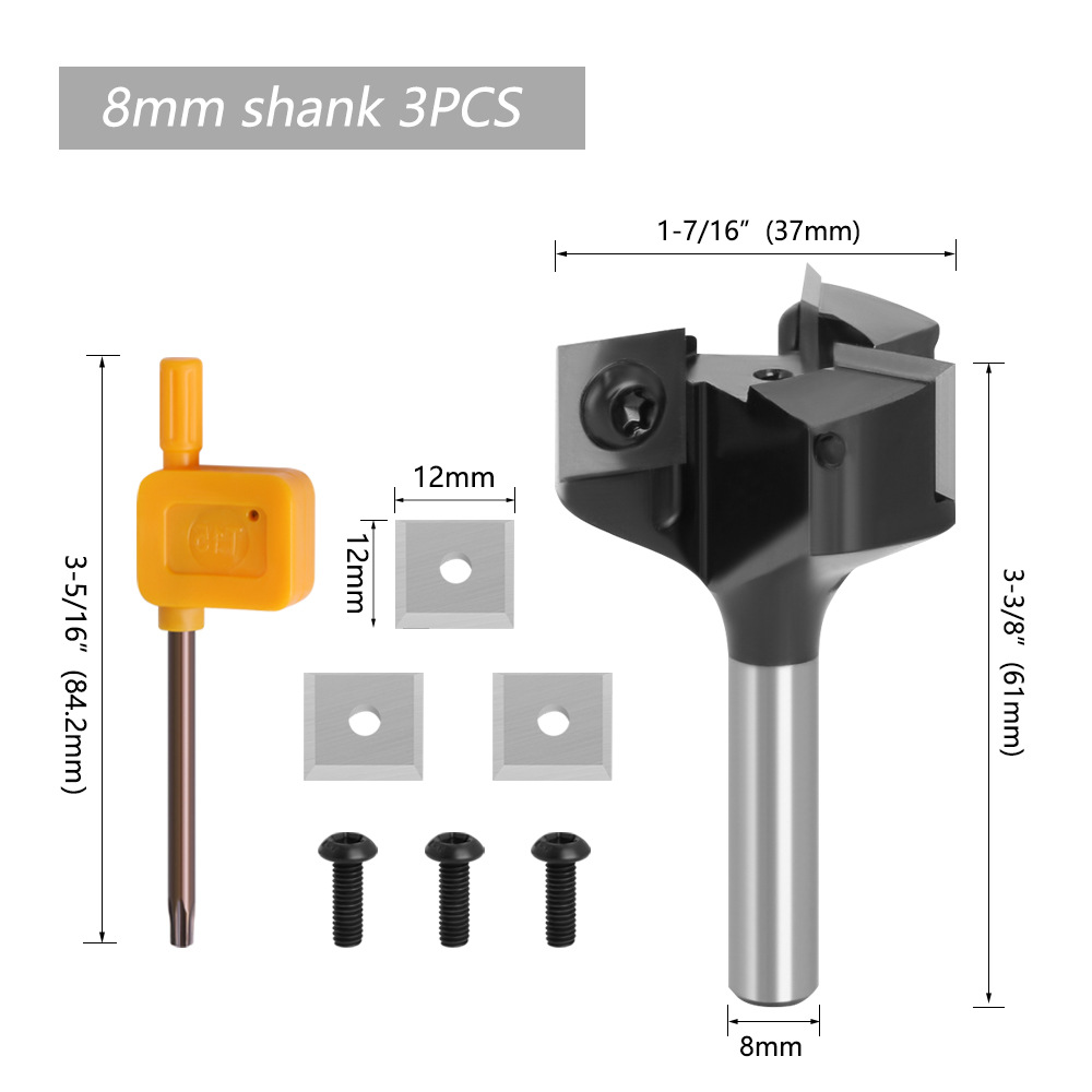 1/2 handle three-edge T-shaped knife, slot knife, slotting knife, woodworking milling cutter, slotting milling cutter, T-shaped tenon knife, woodworking milling cutter undefined