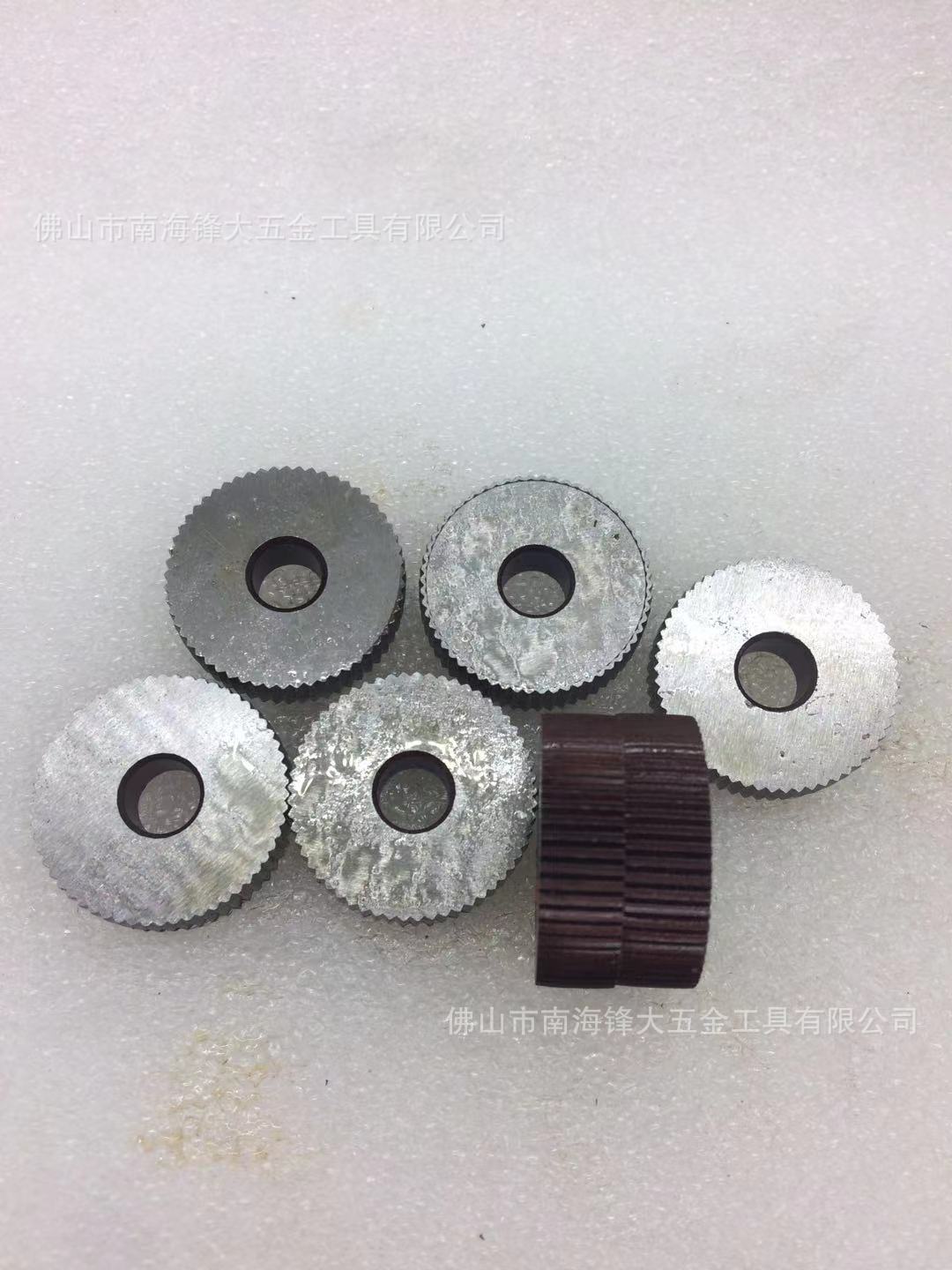 H+P straight textured knurled wheel embossed wheel 1.0/1.2/1.5/2.0 Specification drawing