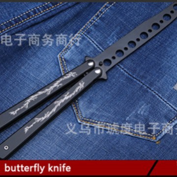 Factory-price direct supply of high-quality butterfly knives, folding training knives, practice combs, and tools without sharp edges details Picture