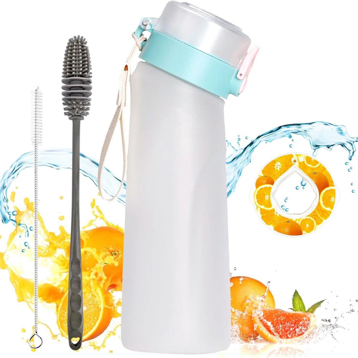 Amazon Flavor Cup AIRUPS Flavor Pod Fruit-flavored Space Cup, 0-calorie, 0-sugar bottle with swiping, cross-border consignment full figure