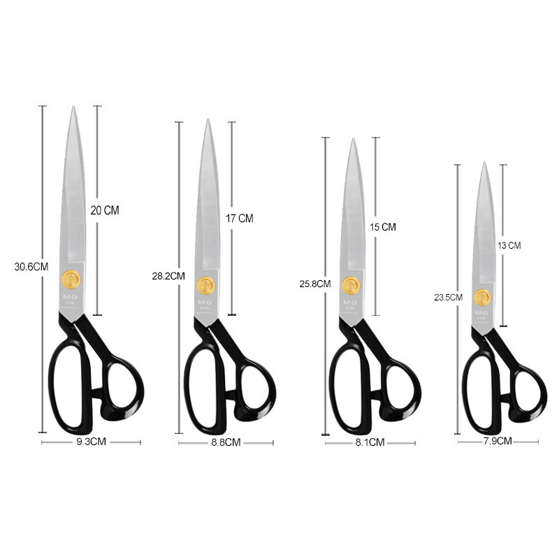 Golden Phoenix's best-selling 10-inch and 12-inch all-metal professional grade clothing scissors, heavy-duty leather and fabric cutting and sewing scissors details Picture