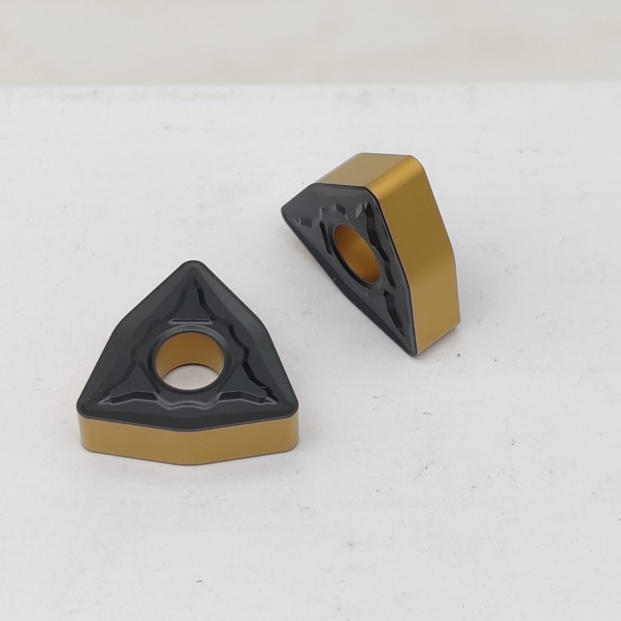 WNMU080608-GM high-efficiency milling of titanium alloy CNC inserts, milling cutters, milling machine inserts, and cemented carbide details Picture