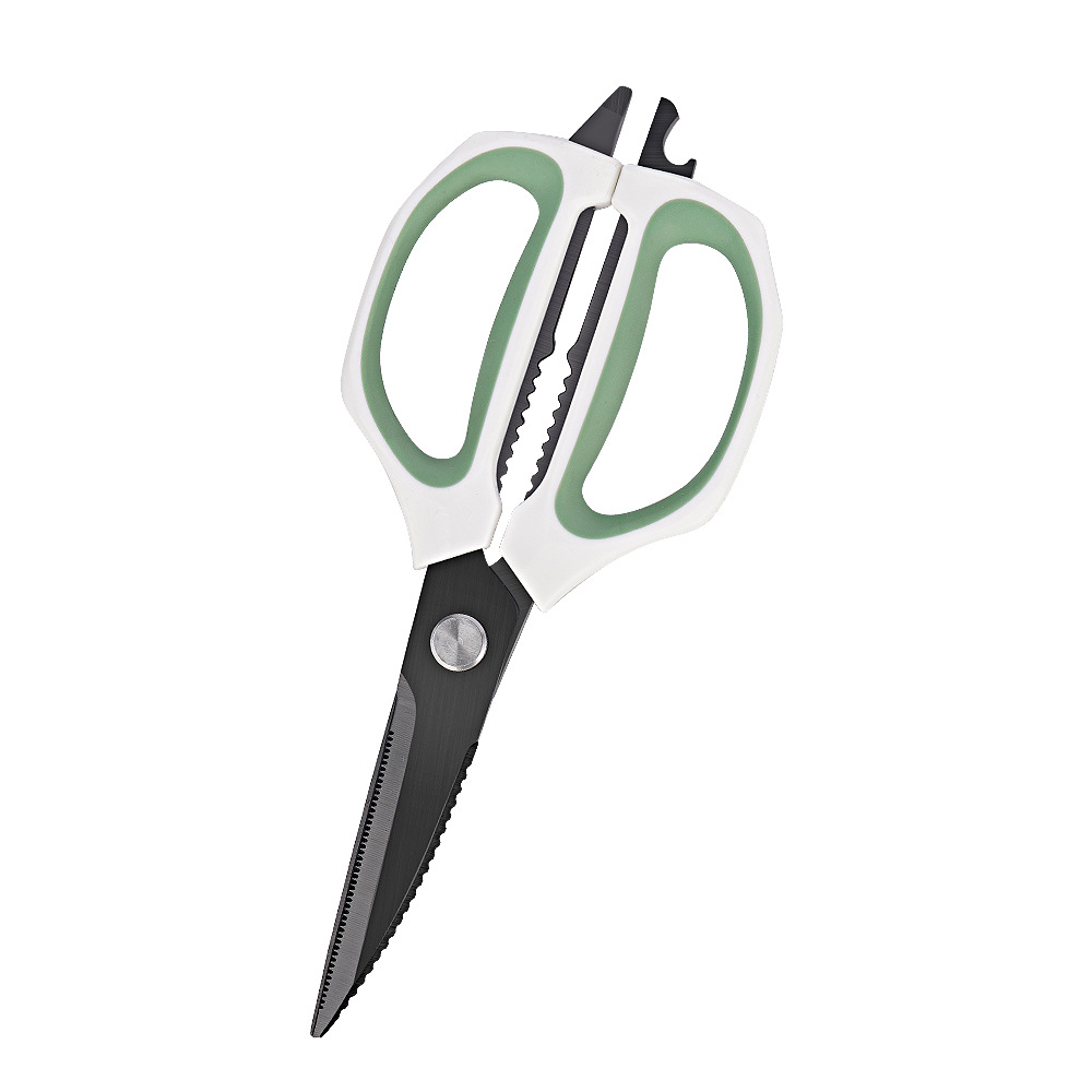 Lin Tai's kitchen scissors are specially designed for household use, featuring multi-functional and powerful stainless steel scissors for chicken bones, grilled meat, fish and food Item Picture