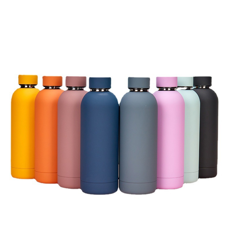 Customized 304 stainless steel insulated cups for foreign trade, outdoor car sports water bottles, portable student cola bottles, insulated cups Item Picture