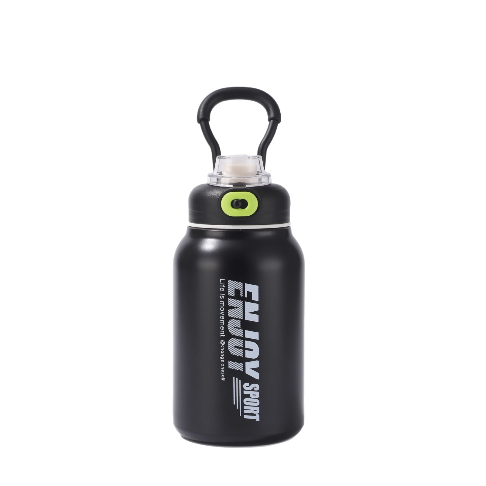 Large-capacity outdoor insulated kettle, 304 stainless steel insulated cup, portable water cup, high appearance level, men's and women's fitness water bottle Item Picture