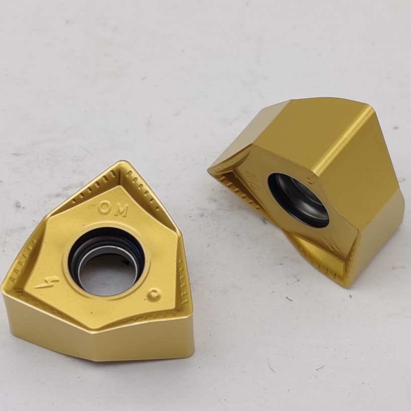 Square shoulder milling cutter inserts XNGU090508PRHDE-M are through-mounted high-hardness inserts made of Tegoo cast iron and stainless steel full figure