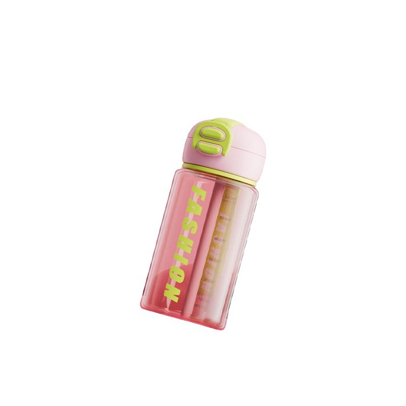 Gabi Rabbit Water Cup for Girls, high appearance level, portable plastic student water bottle, cute large capacity with straw, children's cup Item Picture