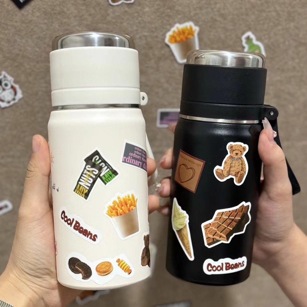 New 316 stainless steel portable tea cup for girls, high appearance level for men, students and children details Picture
