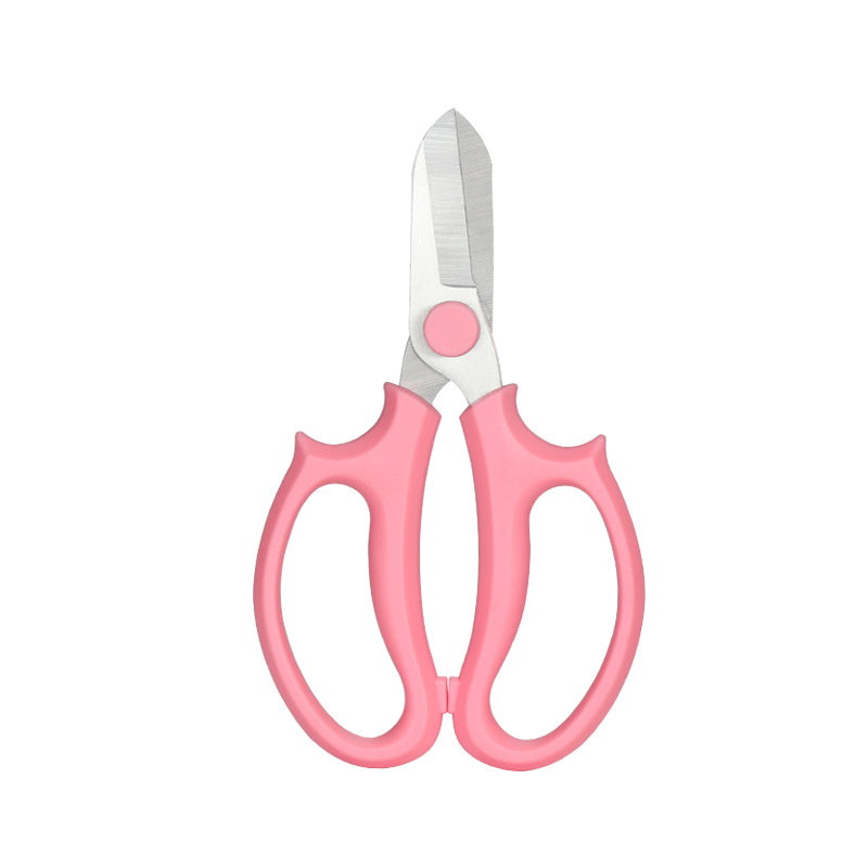 Lin Taizuo Flower art scissors, stainless steel color garden scissors, flower shop fresh flower pruning scissors, gardening flower arrangement tools Item Picture
