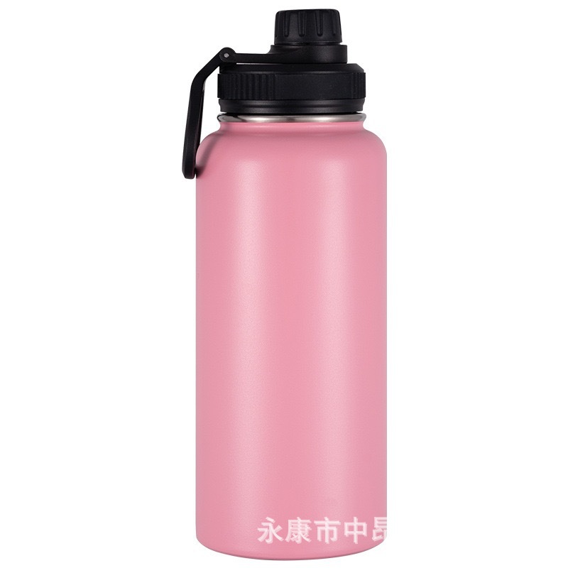 Cross-border 304 stainless steel insulated and cold-proof space pot, outdoor portable large-capacity sports pot, office car water cup details Picture