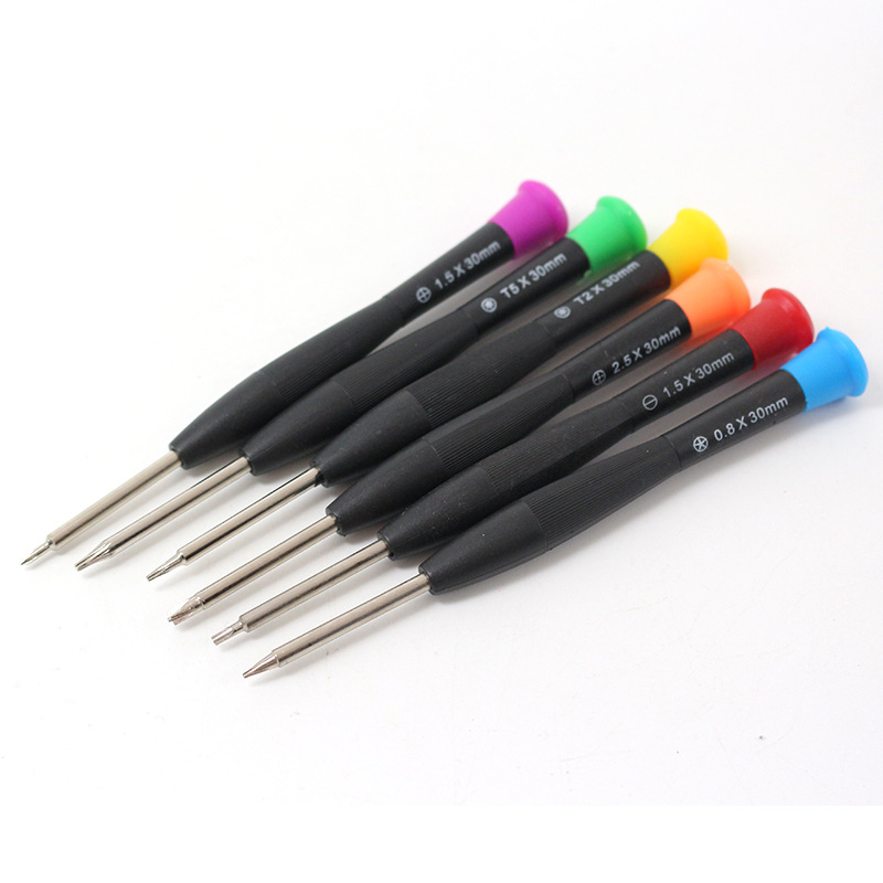 Wholesale factory mobile phone repair tools, toy disassembly, small 11-shaped screwdriver, mini plastic screwdriver Specification drawing