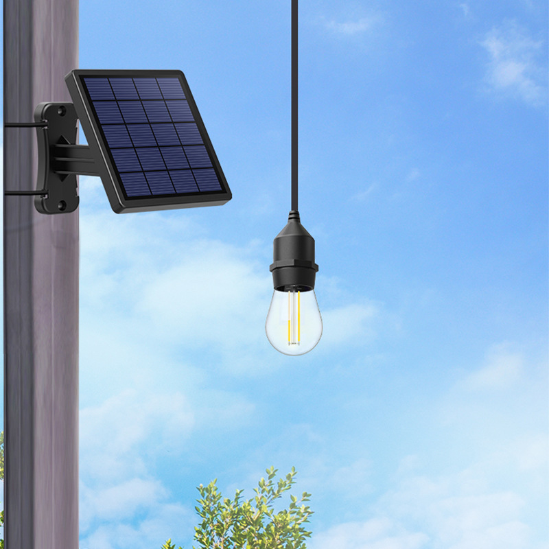 Yinglang Solar outdoor Courtyard landscape garden fence umbrella frame Yard Corridor home hanging chandelier LED waterproof Application Scenario