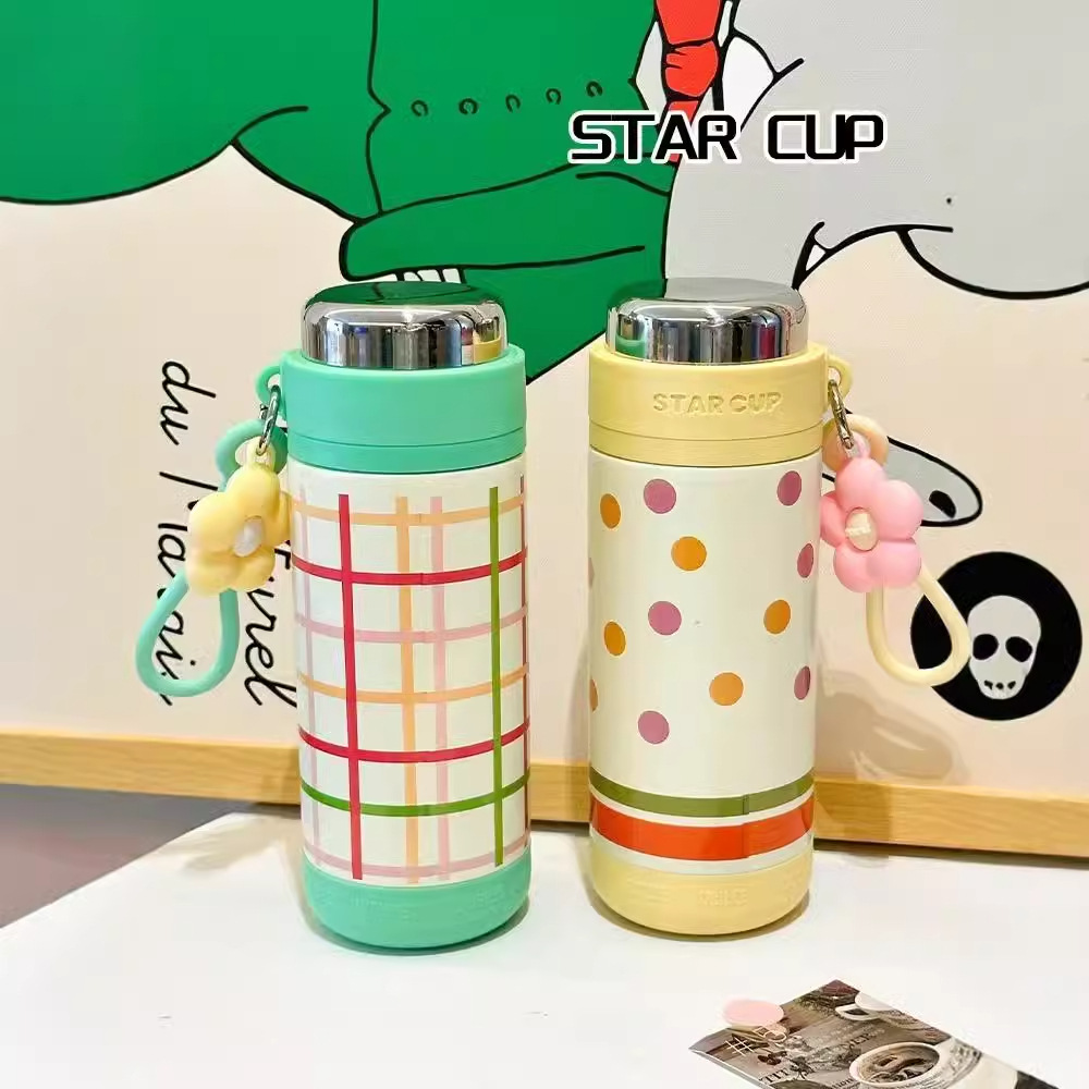 Cross-border 316 stainless steel insulated cup for children and girls, high appearance level, portable with a handle, exquisite and cute vacuum tea cup Specification drawing