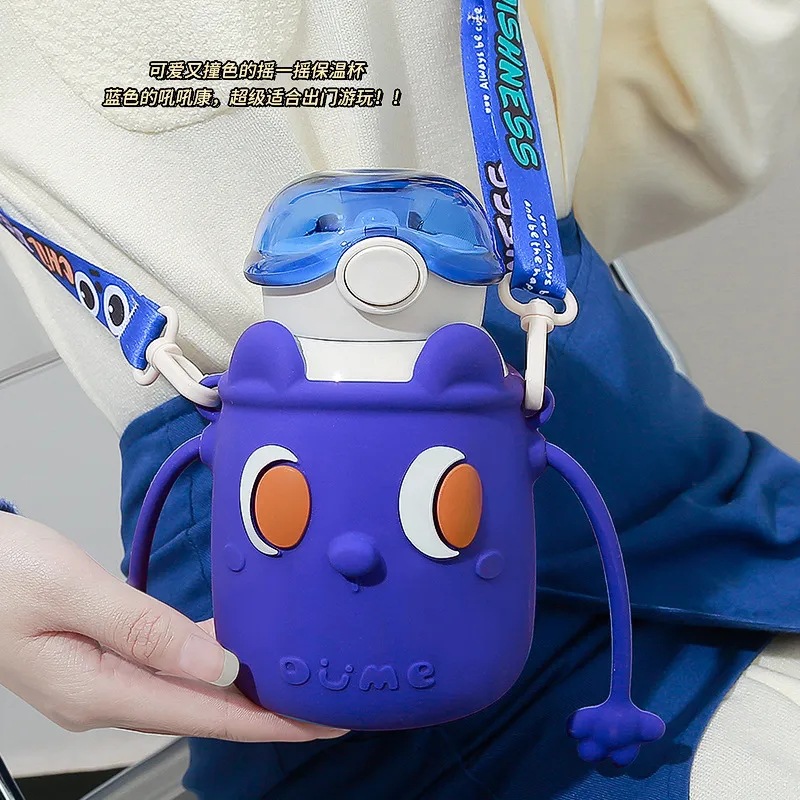 New fun children's insulated cup with high appearance level, cute water bottle, portable outdoor high-end cartoon stainless steel cup Application Scenario