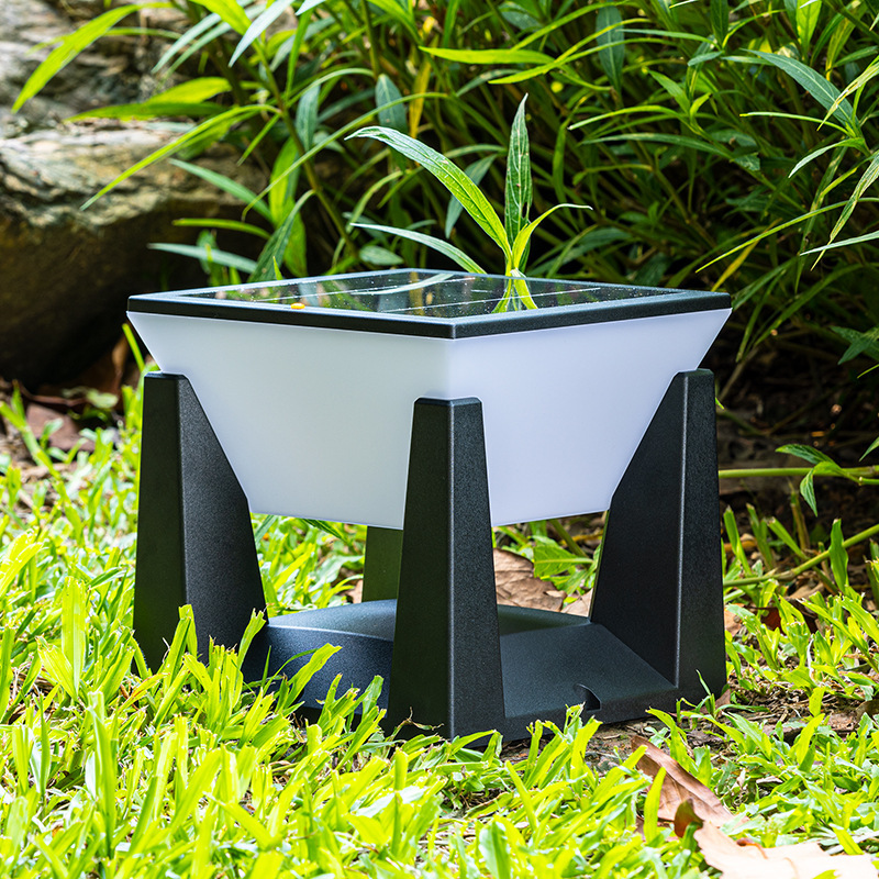 New cross-border solar column head lamp, outdoor waterproof courtyard, modern villa gate, fence, camping garden column lamp Specification drawing