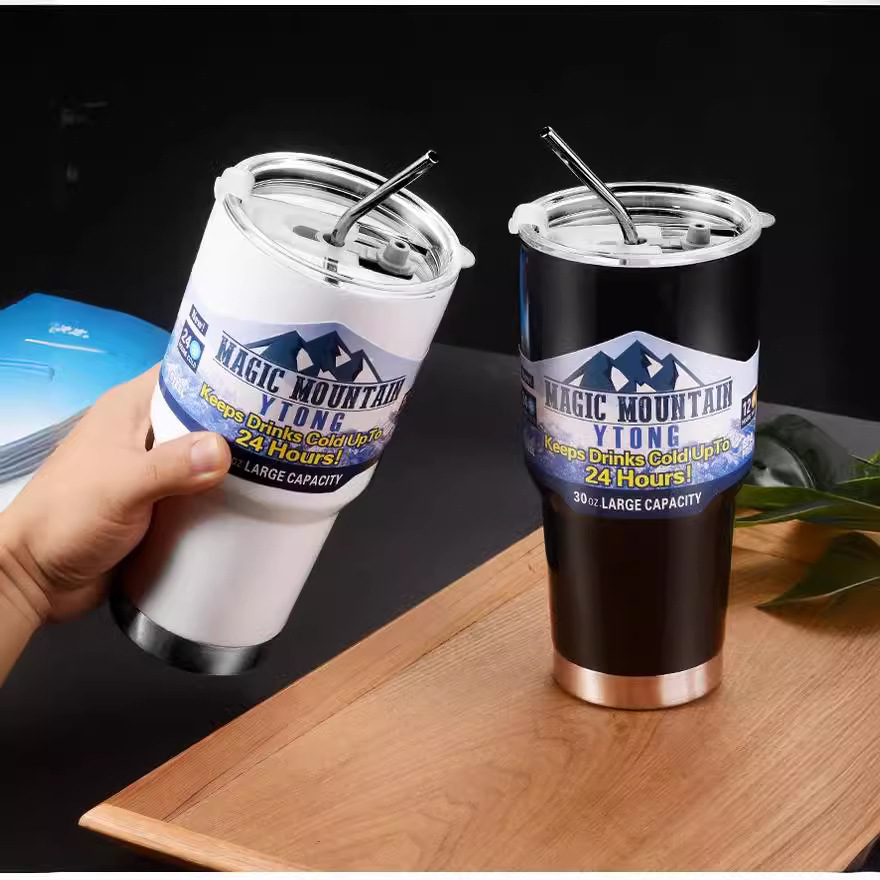 The 2024 new model of the popular car ice cup for office use, with a lid, is portable, thickened and insulated, and has a high appearance level. Wholesale Application Scenario
