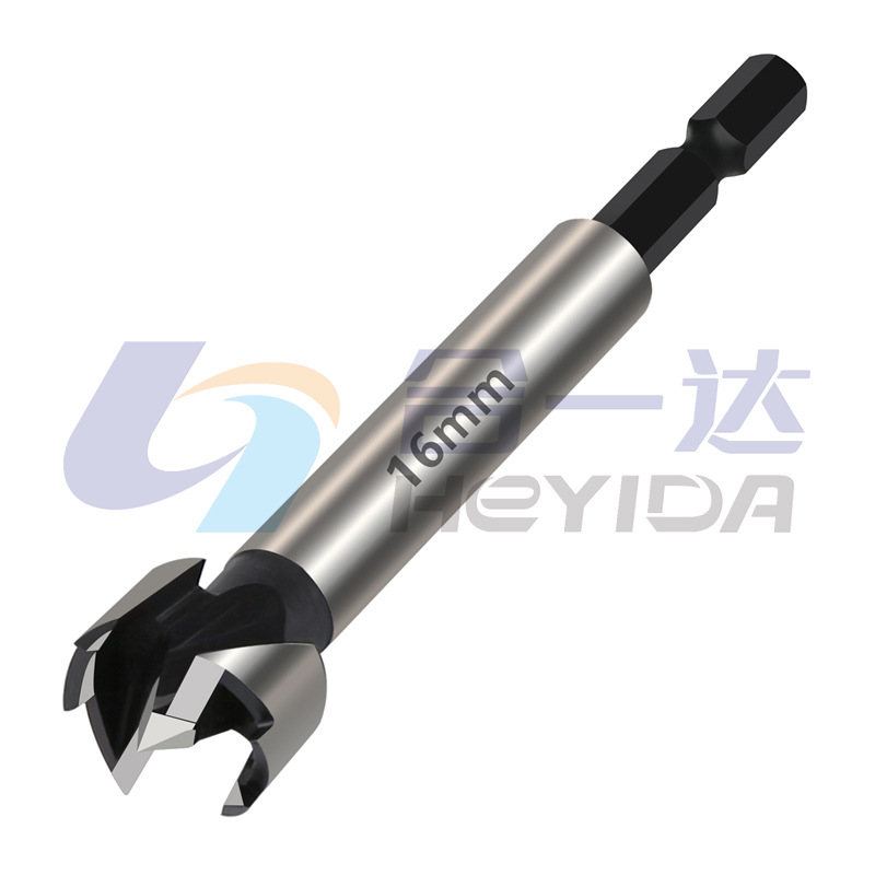 6.35mm small hexagonal handle woodworking hole opener, multi-tooth flat wing drill, woodworking drill bit, for opening holes in doors, Windows, cabinets and hinges undefined