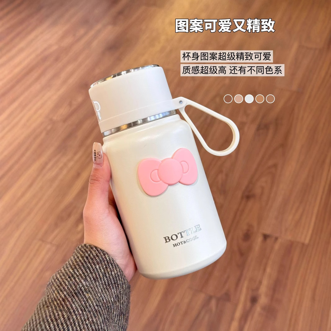 High-appearation-level large-capacity simple drinking insulated water cup, portable portable water cup for men and women, 316 stainless steel insulated water bottle Specification drawing