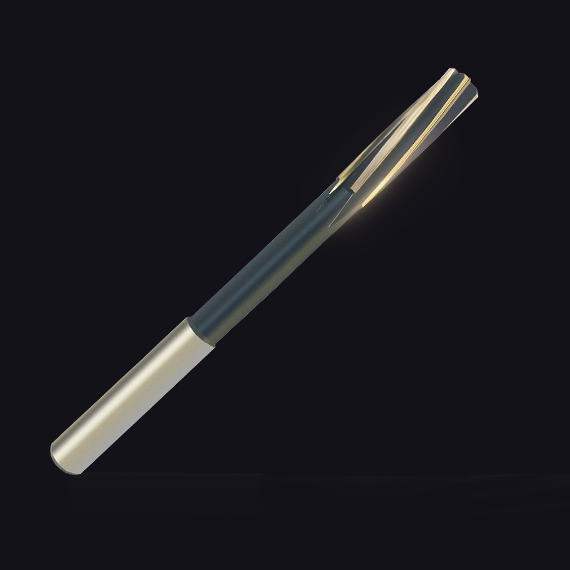 ✅ high-speed steel white steel machine spiral reamer straight slot mobile phone dual-purpose straight handle extended reamer high-precision non-standard English Specification drawing