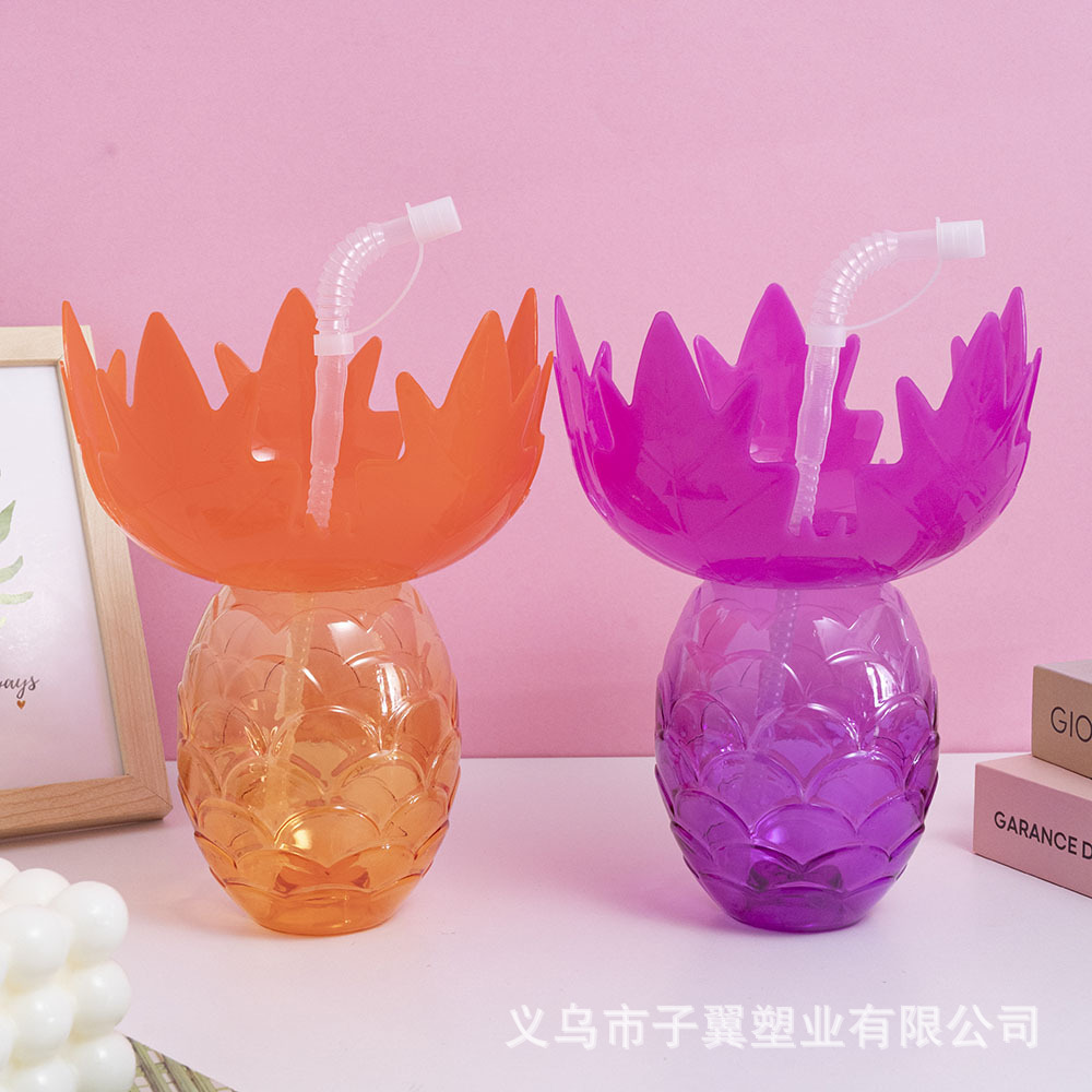Wholesale of 500ml new special-shaped beverage cups, milk tea and juice plastic straw cups exclusively for foreign trade in 2024 Specification drawing