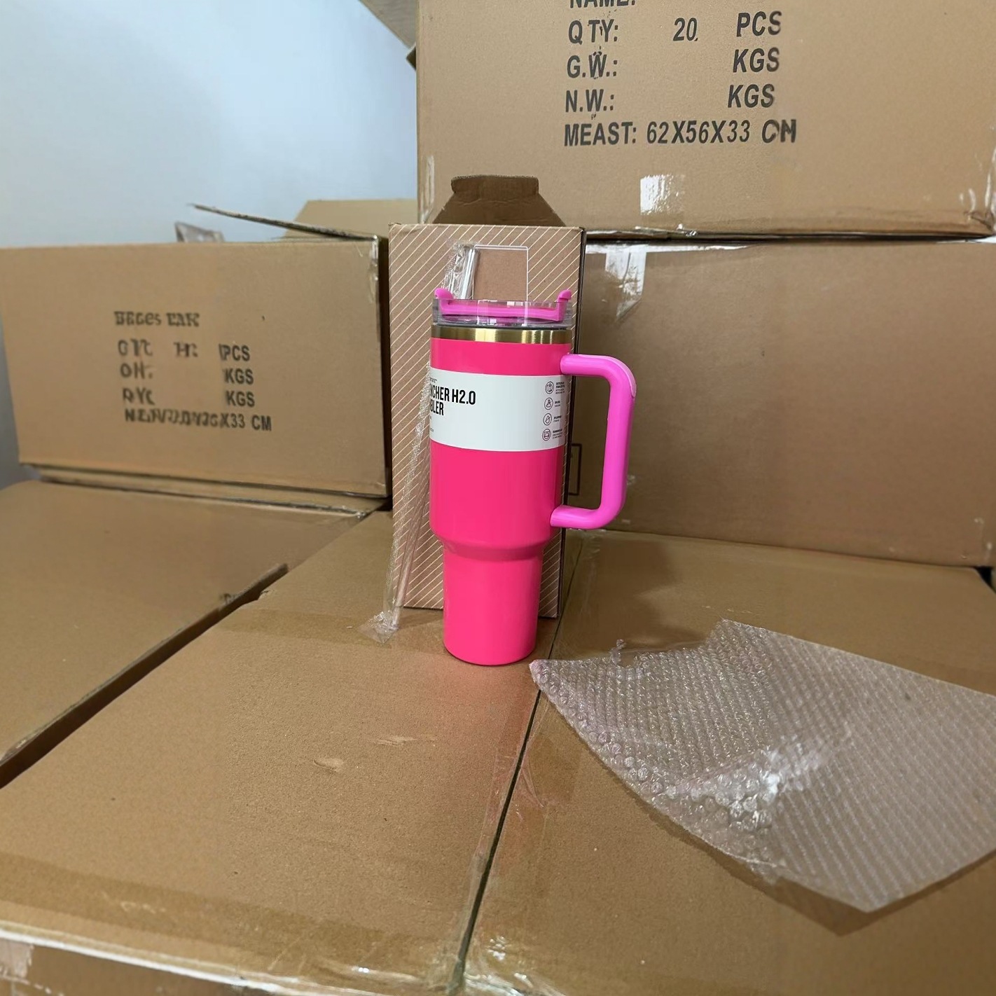 Cross-border Amazon ebay foreign trade second-generation 40oz stainless steel insulated cup, Danli car cup Specification drawing