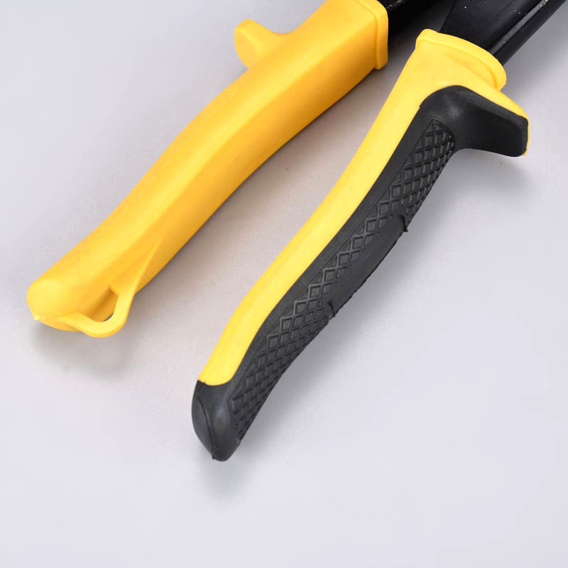 Aviation shears manufacturer wholesale 10-inch straight shears, iron sheet shears, right-bend aviation shears, table-top left-bend aviation shears Application Scenario