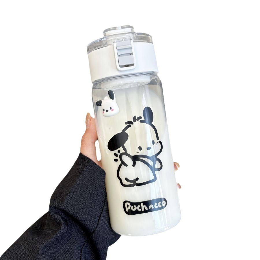 The new plastic cup on Instagram features a high level of appearance and is equipped with a tea strainer, high-temperature resistant, and a niche design. It is a high-end and simple water cup Item Picture