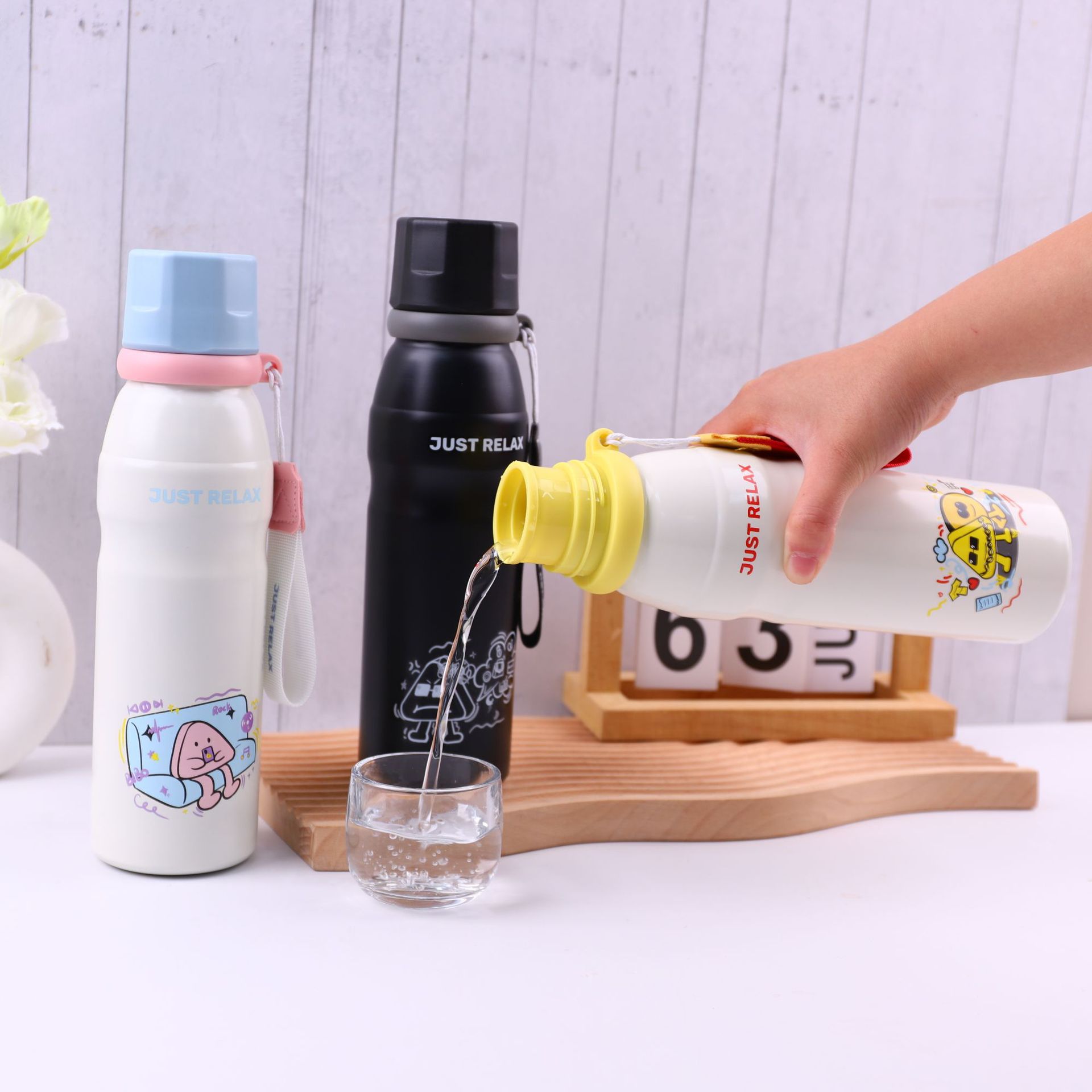 New water cup, insulated cup, high appearance level, sports double-drinking cup, straw cup, Enjoy sports kettle, 316 stainless steel Application Scenario