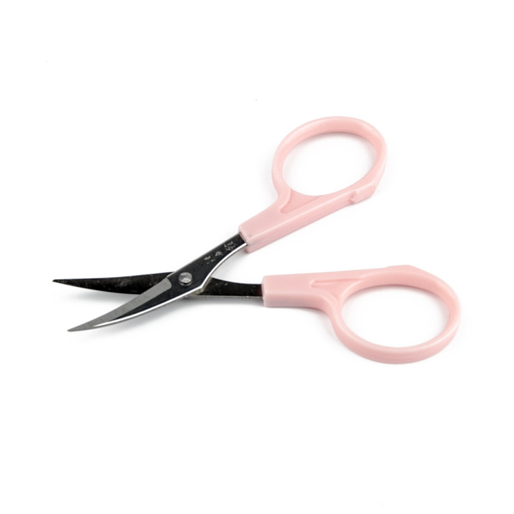 Wang Wuquan 3.5-inch upturned and curved embroidery scissors, edge trimming and thread cutting embroidery scissors Specification drawing