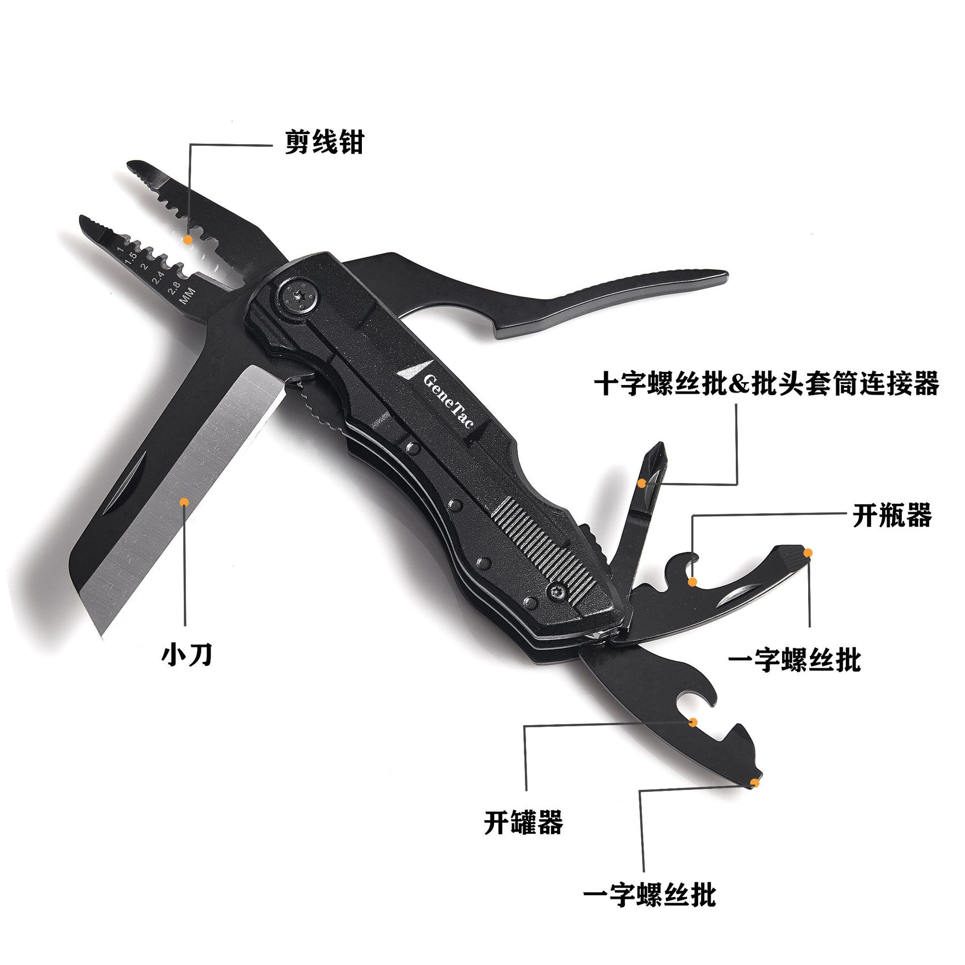 Folding multi-functional tool, single-blade pliers, outdoor portable multi-functional pliers, pocket, multi-purpose Application Scenario