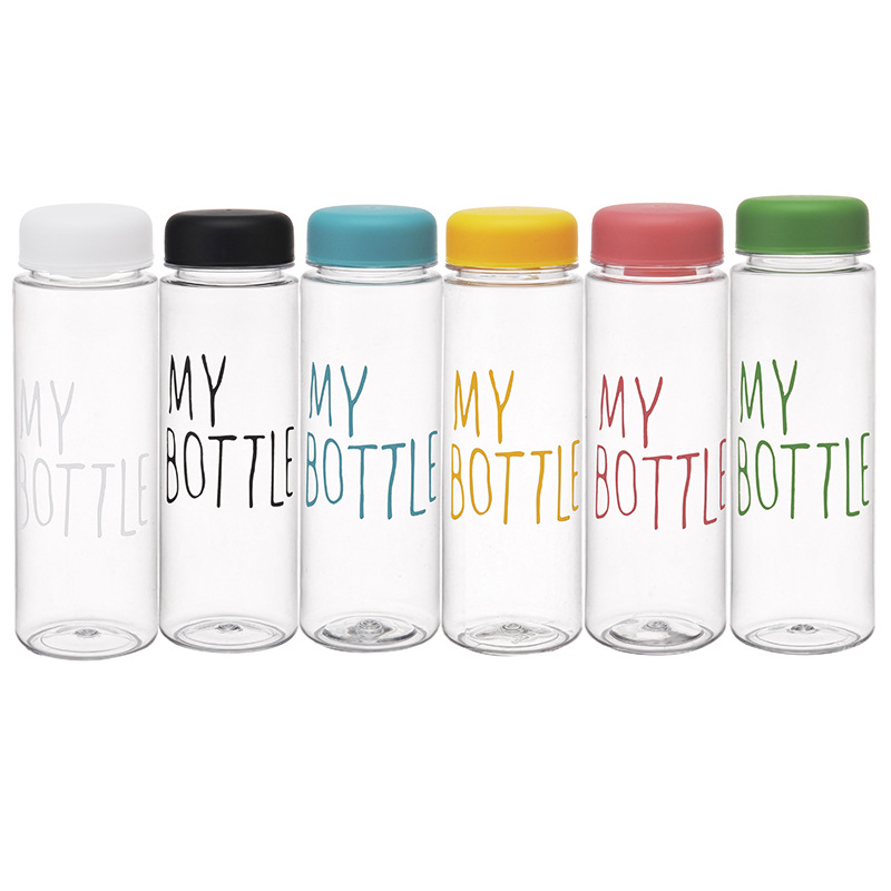 Cross-border sports my bottle water cup, creative milk tea beverage, plastic cup, women's gift cup logo customization Item Picture