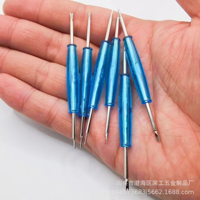 High-quality double-head watch repair tools: 1.5 lugs, 0.8 through-hand strap adjuster, watch installation and disassembly tools Application Scenario