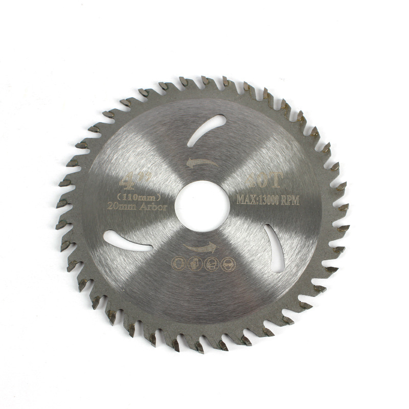 Woodworking cutting saw blade 4*30 tooth Angle grinder hard alloy circular electric saw blade marble machine bidirectional circular saw blade details Picture