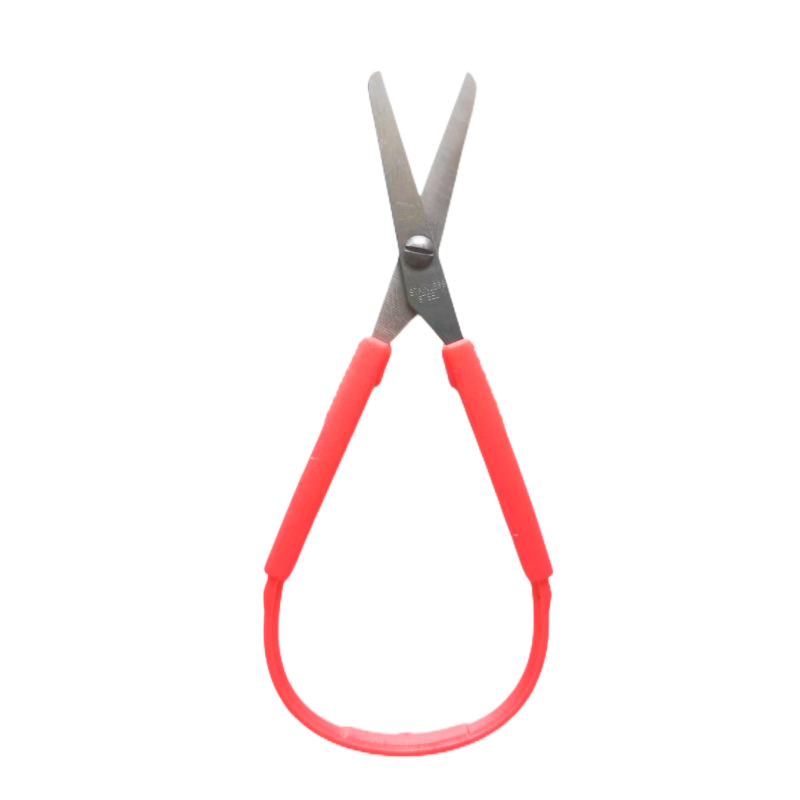 Wholesale factory direct sales of small circular scissors, small U-shaped scissors, children's safety small scissors Item Picture