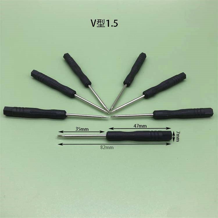 Raw ear screwdriver, watch strap replacement, delivery tools, watch repair needle, 1.5V, 2.0V, watch strap disassembly and assembly V-shaped screw screwdriver undefined
